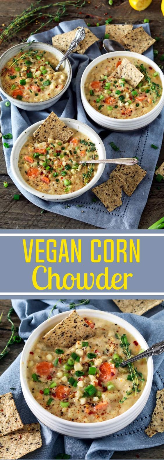 Creamy Vegan Corn Chowder