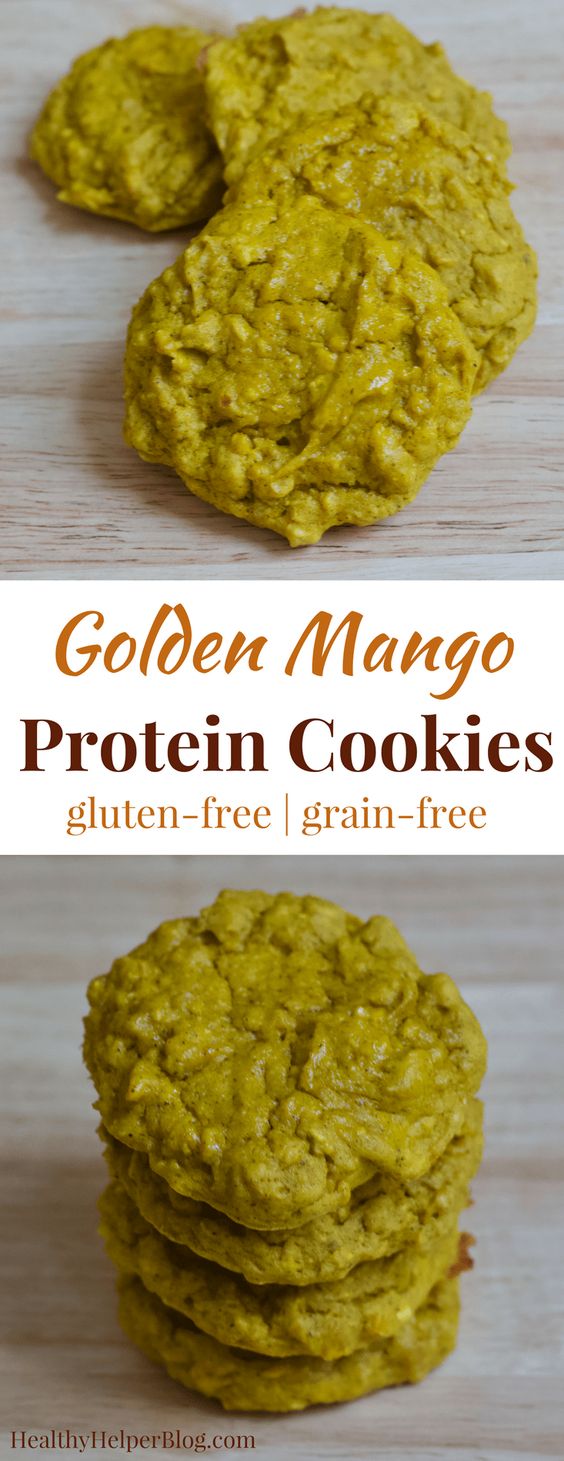 Gluten Free Golden Mango Protein Cookies