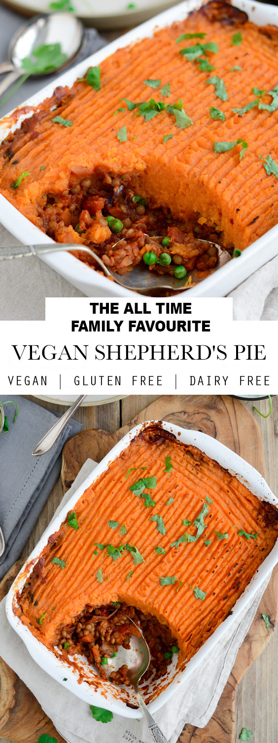 The All Time Family Favourite Vegan Shepherd’s Pie (Gluten Free + Dairy Free)