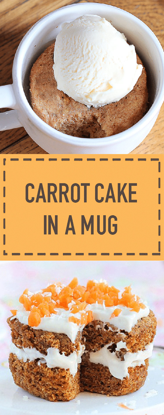 Carrot Cake in a Mug