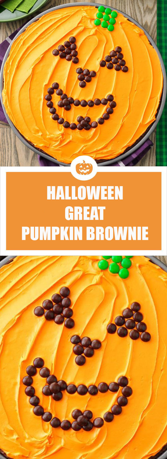 Great Pumpkin Brownie