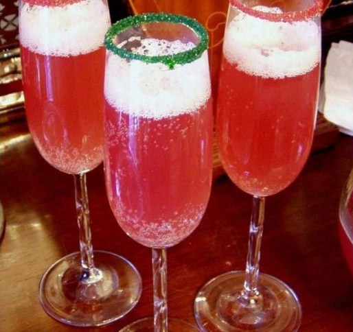 Awesome Champagne Punch For Christmas or New Year's Party