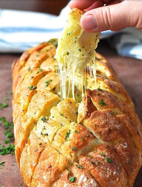 Cheese and Garlic Crack Bread