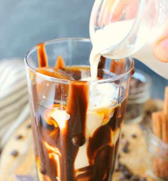 Cinnamon Mocha Iced Coffee