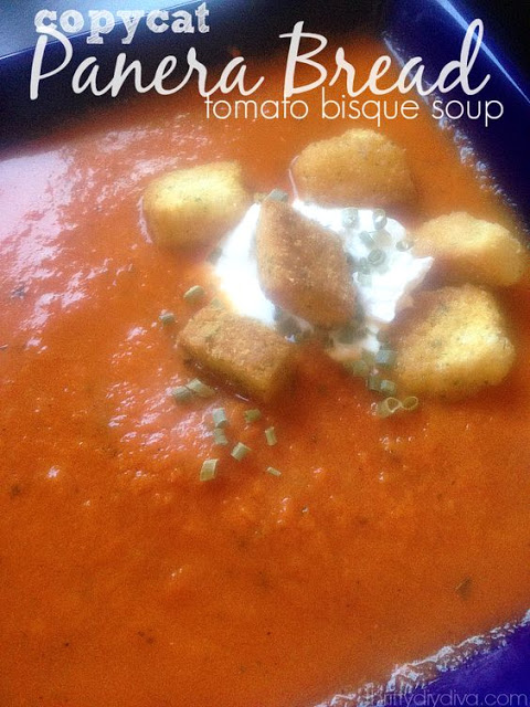 Copycat Panera Bread Creamy Tomato Bisque Soup Recipe