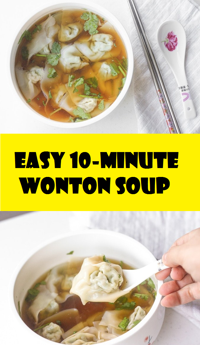 Easy 10-minute Wonton Soup