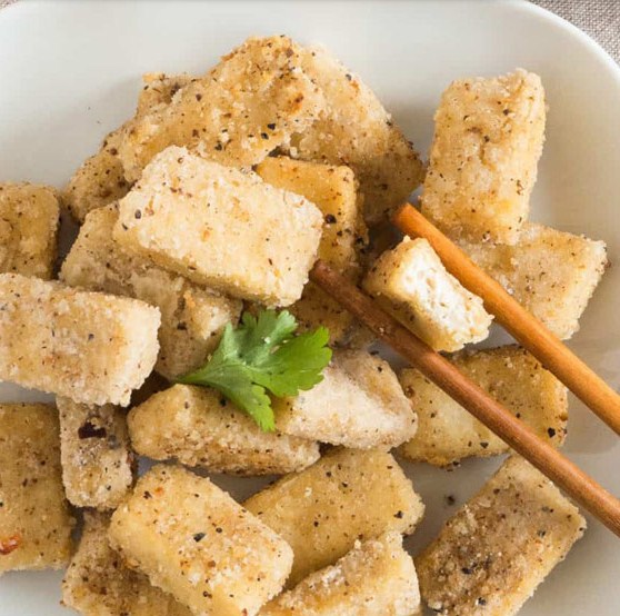 Gluten Free Salt and Pepper Tofu