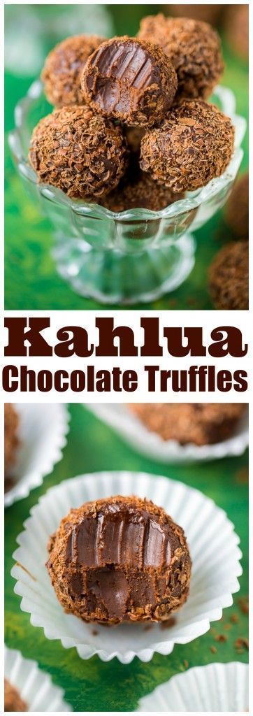 Kahlua Chocolate Truffles