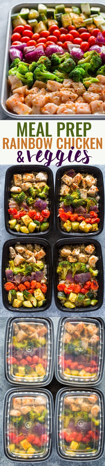MEAL PREP – HEALTHY ROASTED CHICKEN AND VEGGIES