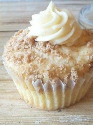 Recipe for New York Style Cheesecake Cupcakes - When I make these, people just RAVE about them! The crumbled graham crackers sprinkled on top add the flavor of a cheesecake base.