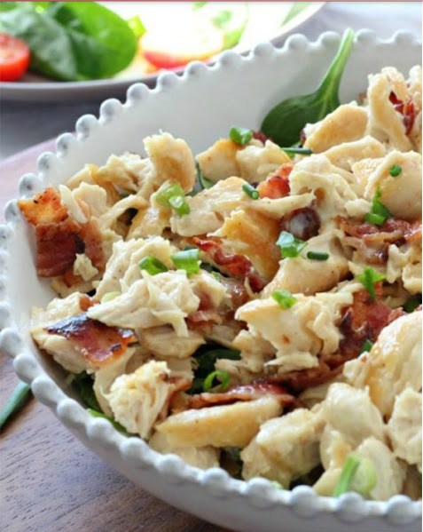 Paleo Chicken Salad with Bacon & Scallions (Whole30)