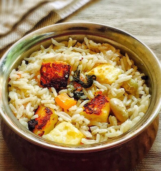Paneer Pulao Recipe for Baby & Toddlers
