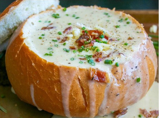Spicy White Cheddar Beer Cheese Soup