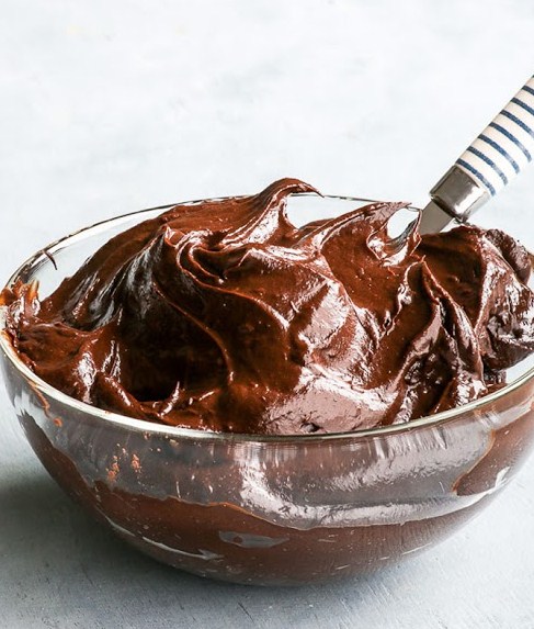 Super Healthy 3-Ingredient Paleo + Vegan Chocolate Frosting