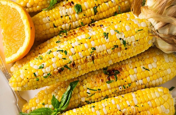 The Most Amazing Oven Roasted Corn