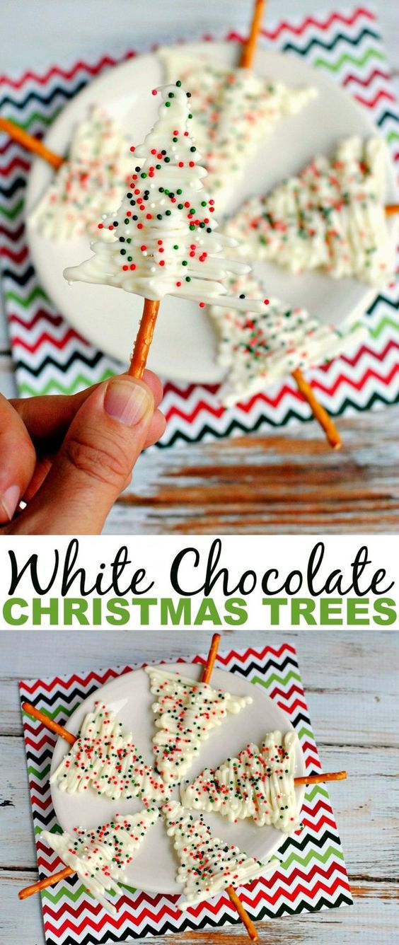 WHITE CHOCOLATE CHRISTMAS TREES Recipes – Home Inspiration and DIY ...