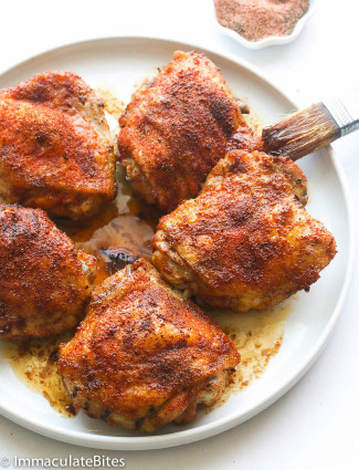 Baked Chicken Thighs Beautiful Baked Crispy Chicken Thighs Immaculate Bites