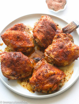 Baked Chicken Thighs
 Baked Crispy Chicken Thighs Immaculate Bites