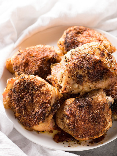 Baked Chicken Thighs
 Crispy Baked Chicken Thighs The Salty Marshmallow