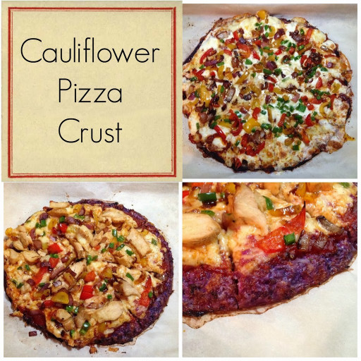 Cauliflower Pizza Crust
 Purple Cauliflower Pizza Crust My Eating Clean Journey