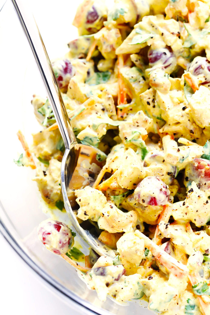Chicken Salad Recipe Awesome Healthy Curry Chicken Salad