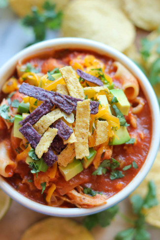 Chicken Tortilla Soup
 25 Soups to Try This Winter Singing through the Rain