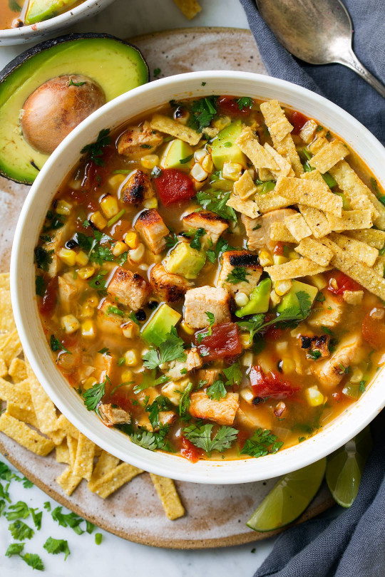 Chicken tortilla soup Lovely Grilled Chicken tortilla soup Cooking Classy