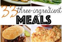 Easy Dinner Recipes Inspirational 33 3 Ingre Nt Meals