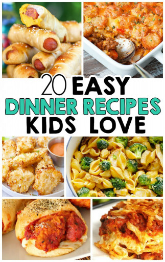 Easy Dinner Recipes New 20 Easy Dinner Recipes that Kids Love I Heart Arts N Crafts