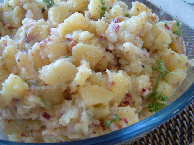 German Potato Salad
 Authentic German Potato Salad Bavarian Kartoffel Salat