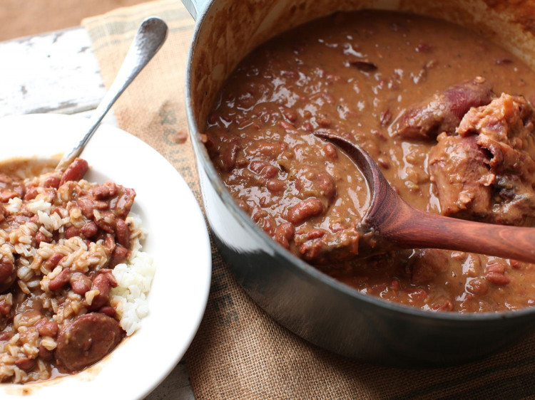 Red Beans And Rice
 New Orleans Style Red Beans and Rice Recipe