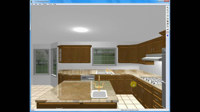 2020 Kitchen Design
 20 20 Design eLearning Rendering Perspective