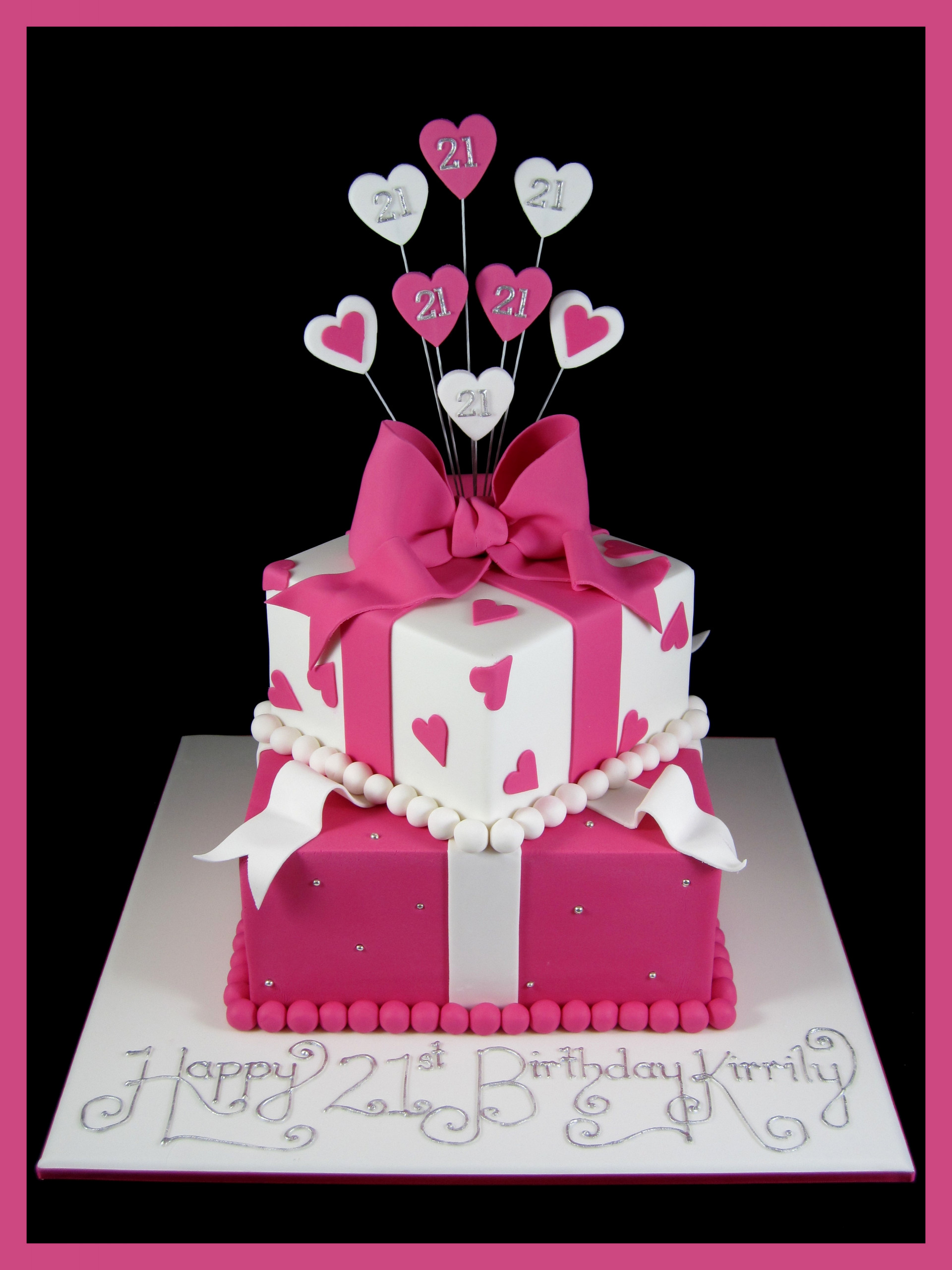 21st Birthday Cake Elegant 21st Birthday for Girls