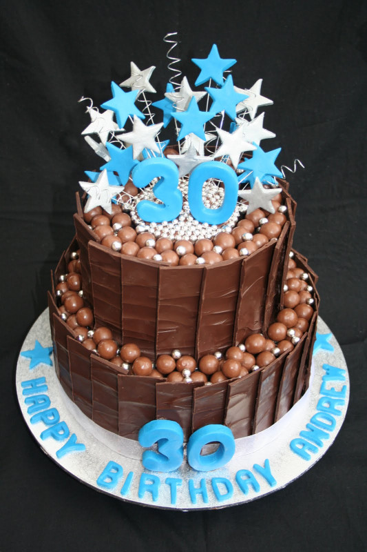 30Th Birthday Cake
 Leonie s Cakes and Parties 30th Birthday Cake