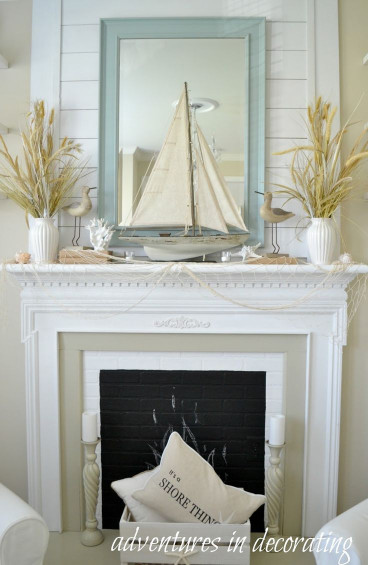 35 Captivating Mantle Beach themes Décor Ideas for Summer Lovely 17 Best Ideas About Summer Mantle Decor On Pinterest