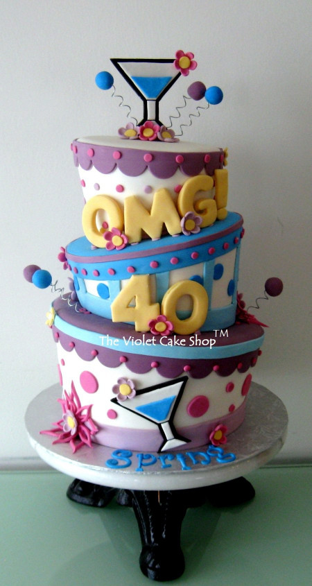 40Th Birthday Cake
 Classic 40th Birthday Cake Ideas Party XYZ
