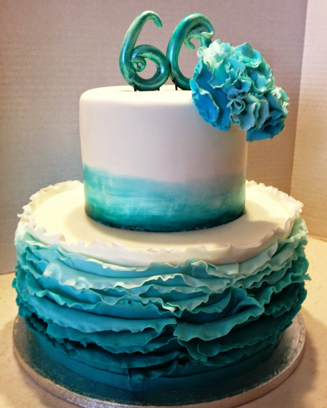 60Th Birthday Cake
 MaryMel Cakes Happy 60th