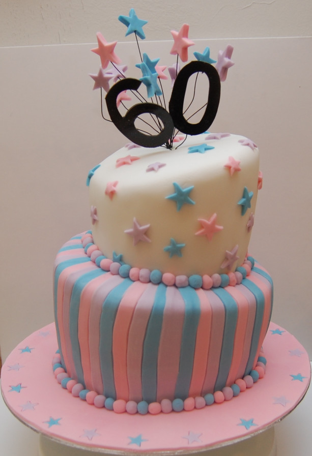 60Th Birthday Cake
 Wonky cake number 2 yeay A special 60th birthday is the