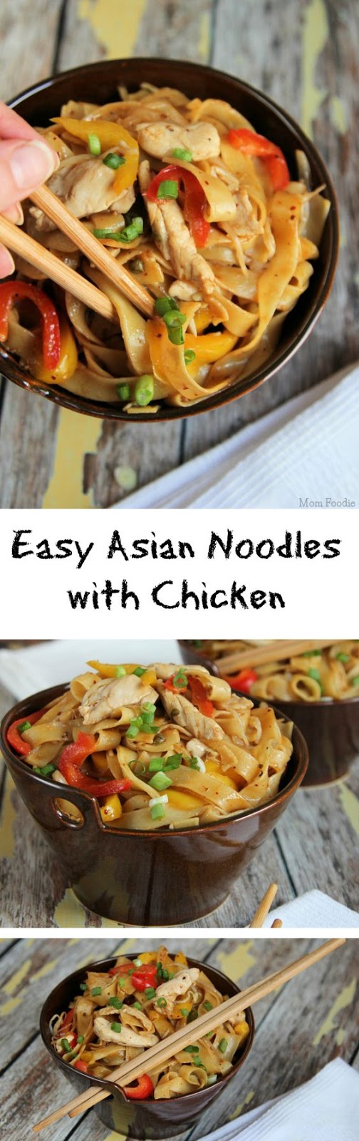 Asian Noodles with Chicken and Vegetables Recipe – Home Inspiration and