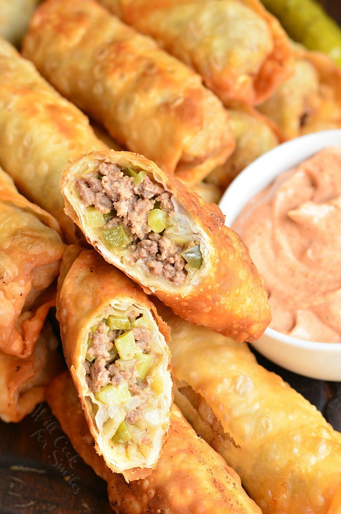 Cheeseburger Egg Rolls Recipe – Home Inspiration and DIY Crafts Ideas