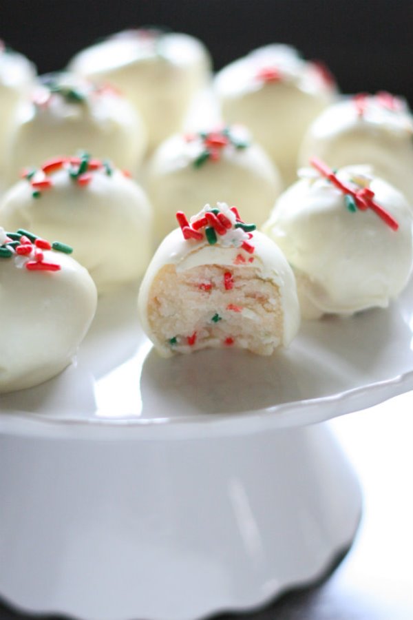 Christmas Funfetti Cake Batter Truffles Recipes – Home Inspiration and ...