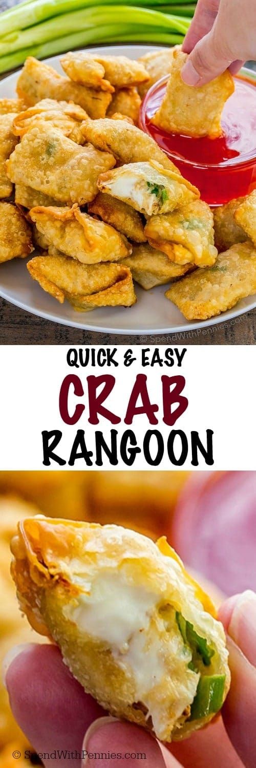 Crab Rangoon Recipe (Crab & Cream Cheese filled Wontons) – Home ...