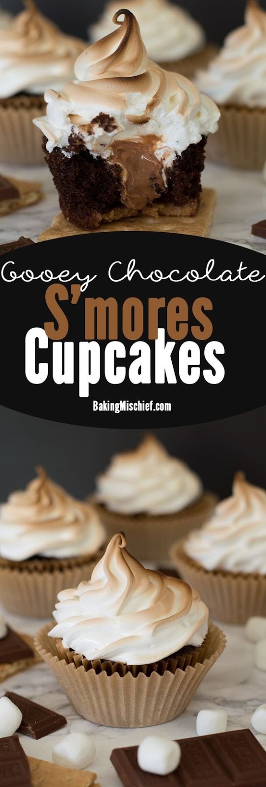 Gooey Chocolate S’mores Cupcakes Recipes – Home Inspiration and DIY ...