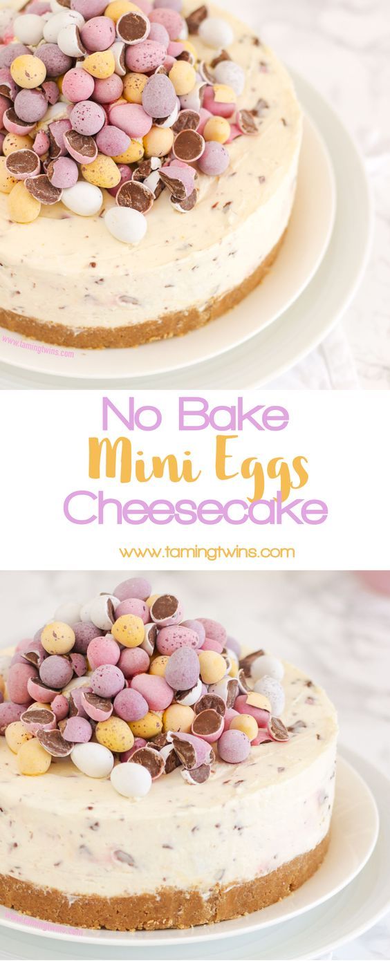 No Bake Easter Mini Egg Cheesecake Recipe – Home Inspiration and DIY ...