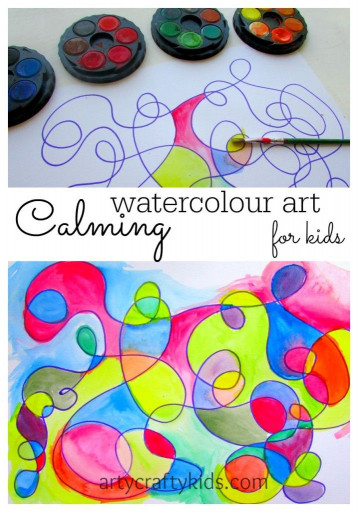 Art Activities For Kids
 Calming Watercolour Art Learning