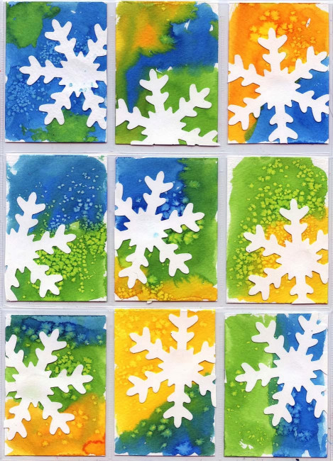 Art Activities For Kids
 Snowflake ATC Art Projects for Kids