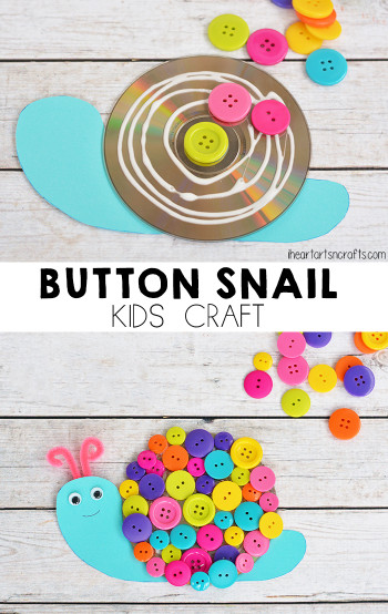Art And Craft For Kids
 Button Snail Craft For Kids I Heart Arts n Crafts