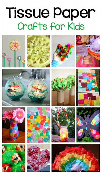 Art And Craft Ideas For Kids
 20 Tissue Paper Crafts for Kids Buggy and Buddy