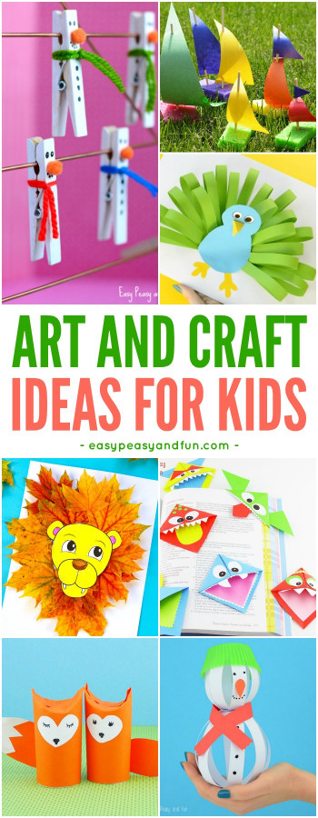 Art And Craft Ideas For Kids
 Crafts For Kids Tons of Art and Craft Ideas for Kids to