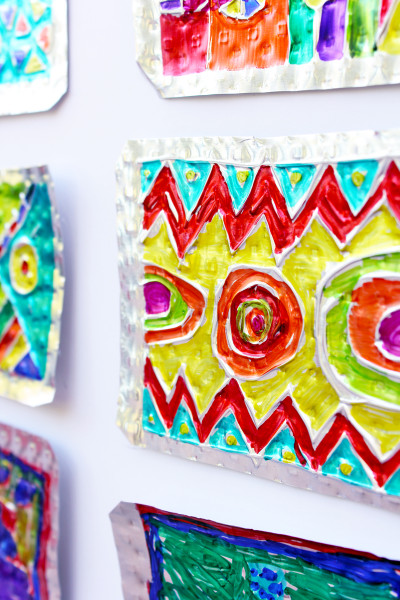Art Ideas For Kids
 Folk Art Project for Kids Hojalata Tin Art Babble